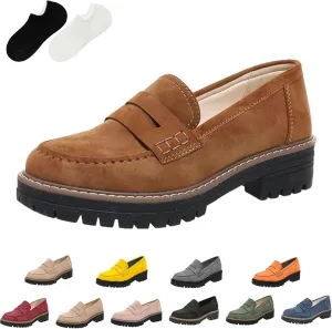 Orthoture-Orthopedic Platform Loafers, Orthoture Womens Shoes, Comfort Orthopedic Shoes, Womens Round Toe Walking Shoe