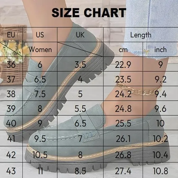 Orthoture-Orthopedic Platform Loafers, Orthoture Womens Shoes, Comfort Orthopedic Shoes, Womens Round Toe Walking Shoe