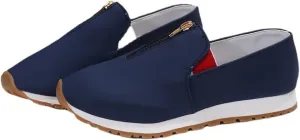 pearlzone Women's Casual Zipper Slip on Shoes,Casual Everyday Shoes,Casual Driving Loafers Walking Shoes for Women