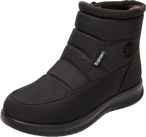 Rvidbe Platform Boots for Women Womens Fashion Winter Warm Snow Boots Comfy Outdoor Waterproof Furry Boots Soft Shoes