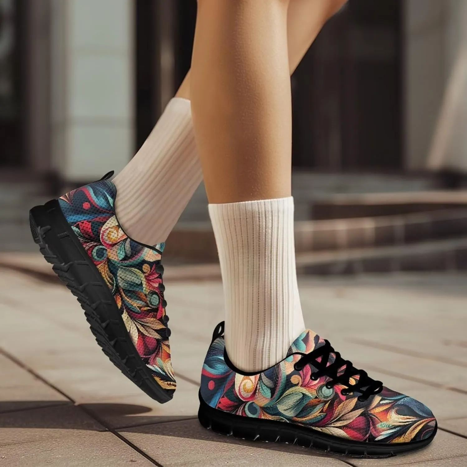 Sneakers for Women Running Shoes Lightweight Breathable Mesh Sports Shoes Comfortable Casual Tennis Shoes US 5-12