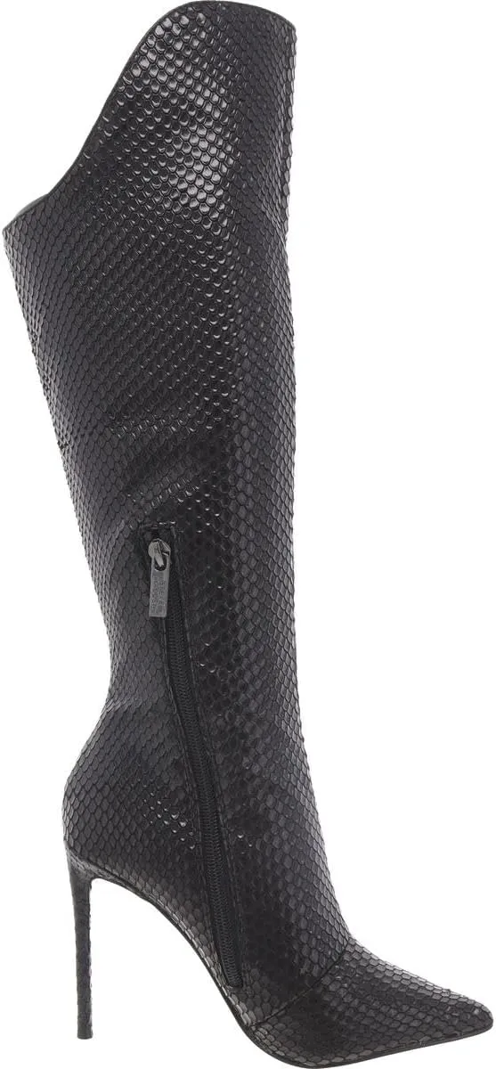 Steve Madden Womens Va Boom Scaly Textured Mid-Calf Boots