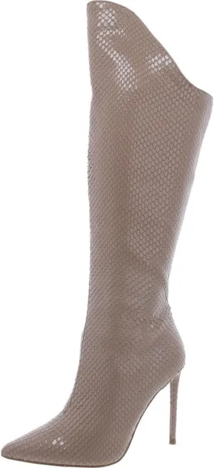 Steve Madden Womens Va Boom Scaly Textured Mid-Calf Boots
