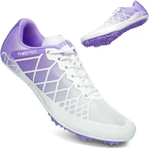 THESTRON Professional Spikes Track & Field Shoes for Men Women Kids Breathable Racing Jumping Sprint Running Sneakers