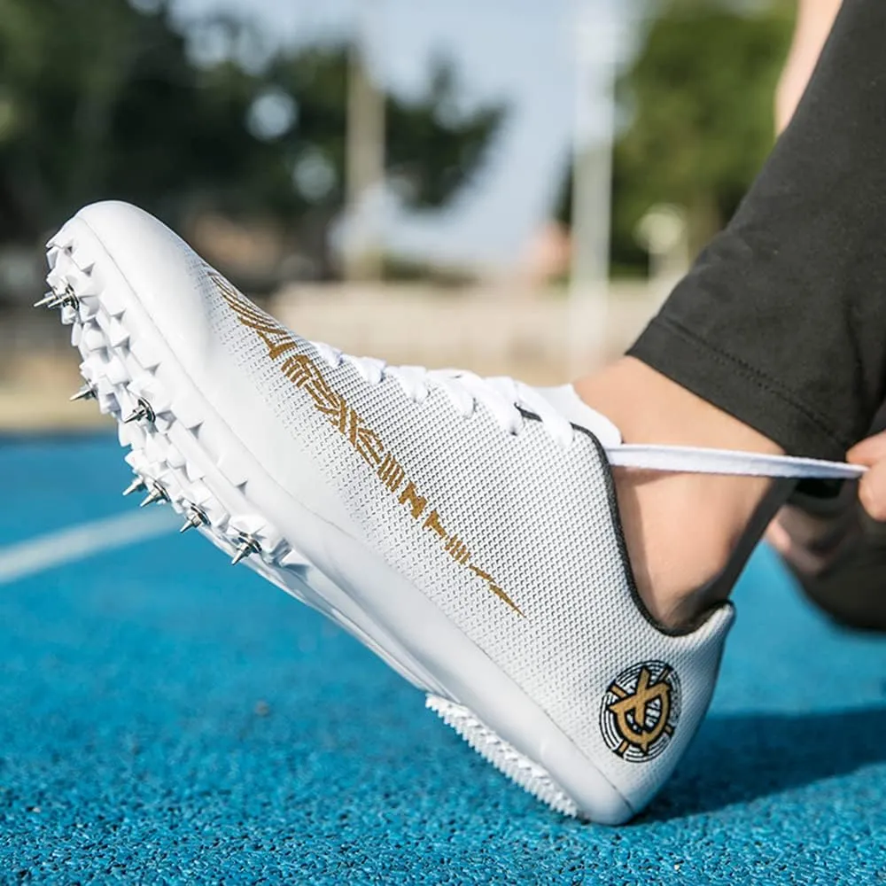 Track and Field Shoes Men Women Kids Spikes Sneakers Track Race Jumping Sneakers Professional Running Nail Shoes Boys