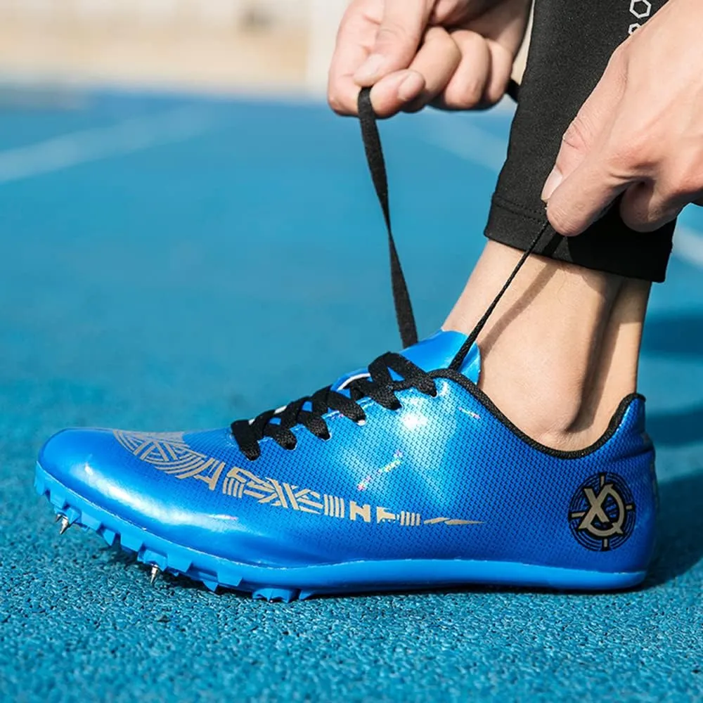Track and Field Shoes Men Women Kids Spikes Sneakers Track Race Jumping Sneakers Professional Running Nail Shoes Boys