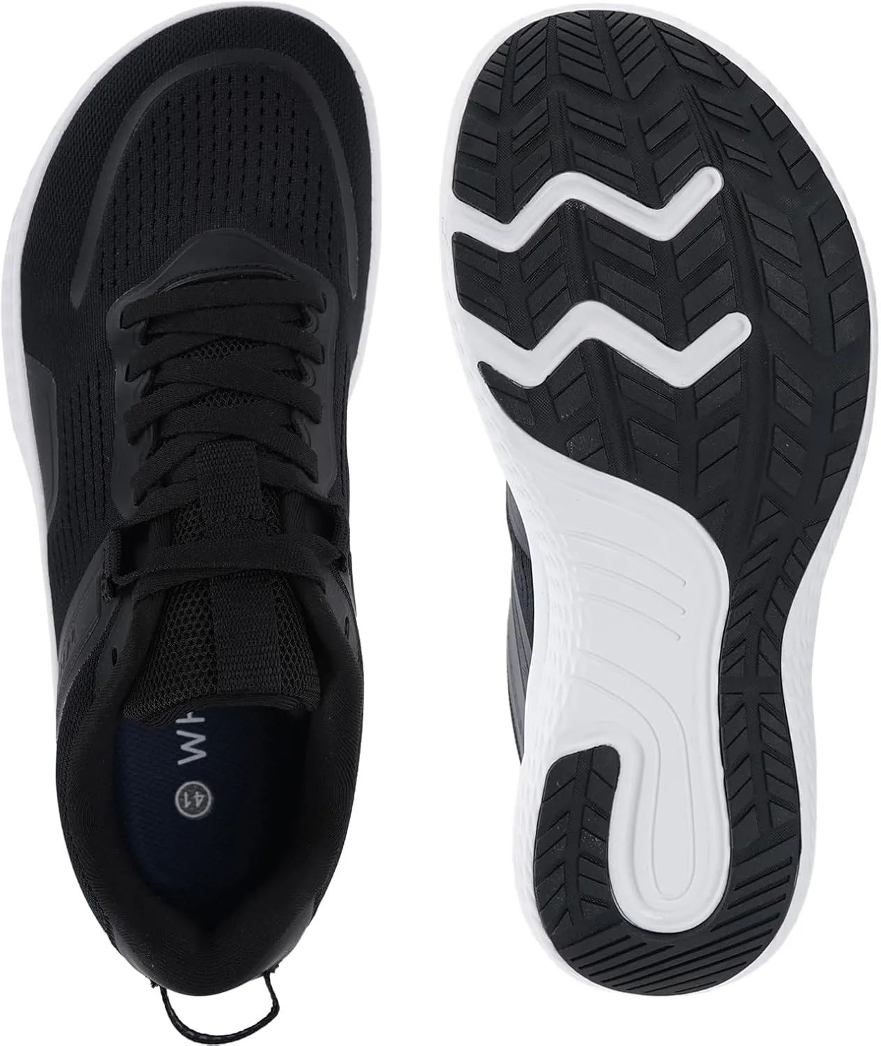 WHITIN Men's Zero Drop Running Shoes   Wide Toe Box for Daily Runs