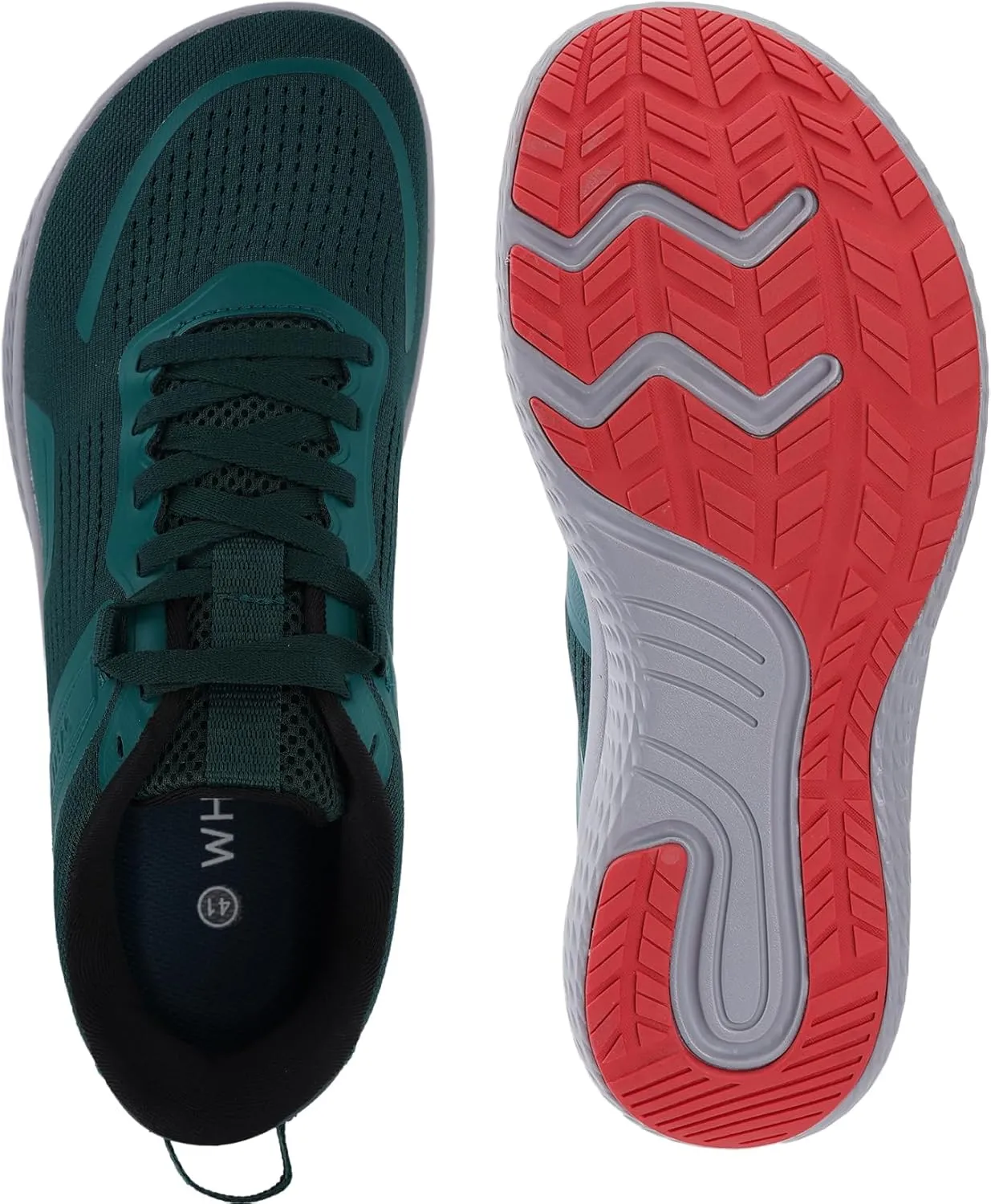 WHITIN Men's Zero Drop Running Shoes   Wide Toe Box for Daily Runs