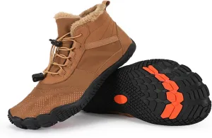 Winter Boots For Women Large Size Hiking Boots Non Slip Thick Sole Snow Boots Five Toe Outdoor Cotton Shoes
