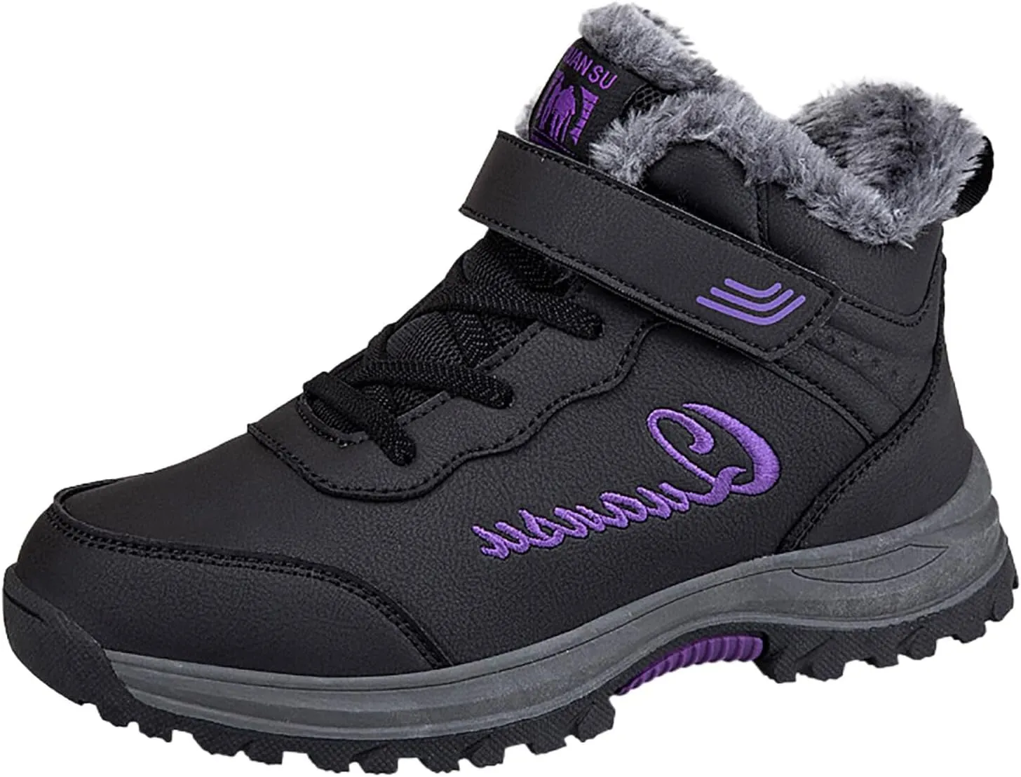 Winter Boots for Women Snow Boots Warm Fur lined Winter Boots Anti-Slip Comfortable Ankle Boots Cold Weather Boot