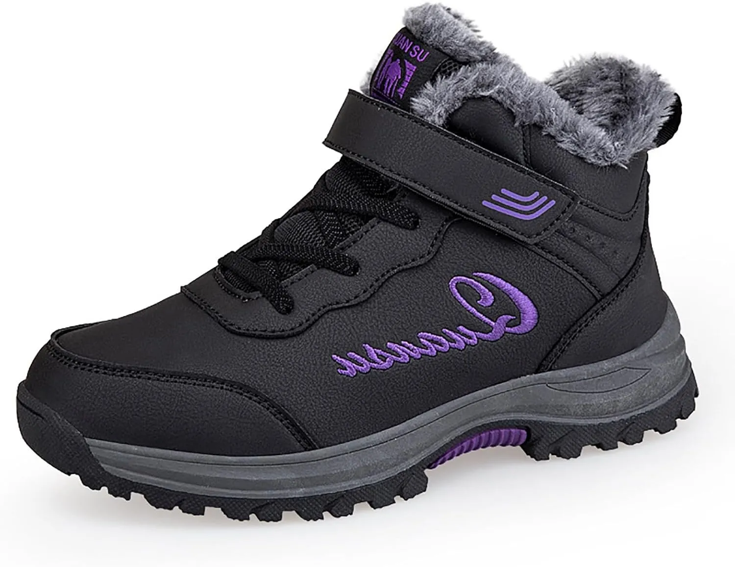 Winter Boots for Women Snow Boots Warm Fur lined Winter Boots Anti-Slip Comfortable Ankle Boots Cold Weather Boot