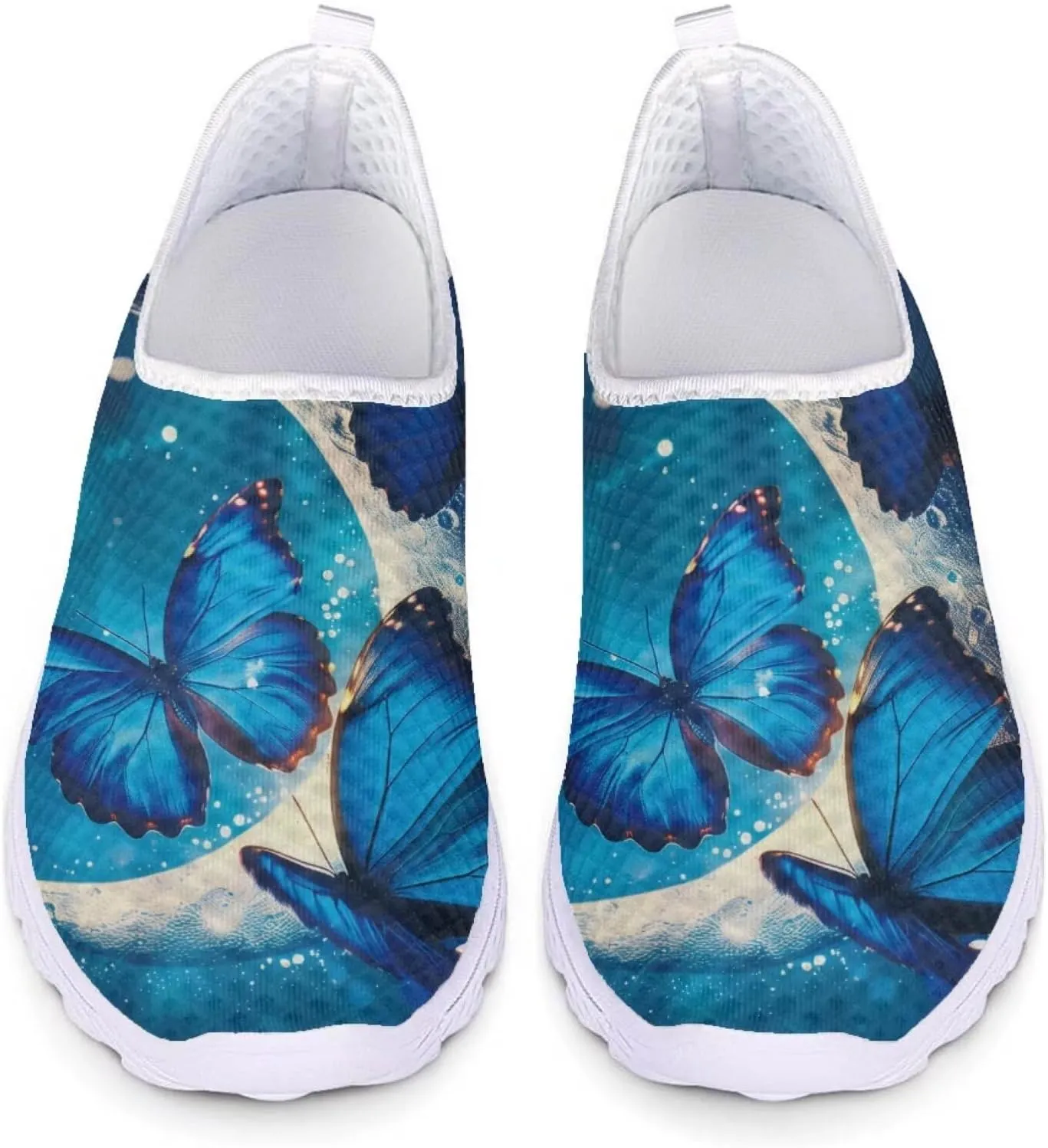 Women Casual Walking Shoes Mesh Sneaker Flats Slip On Loafers Lightweight Breathable Athletic Shoes Beach Sport Aqua Water Shoes