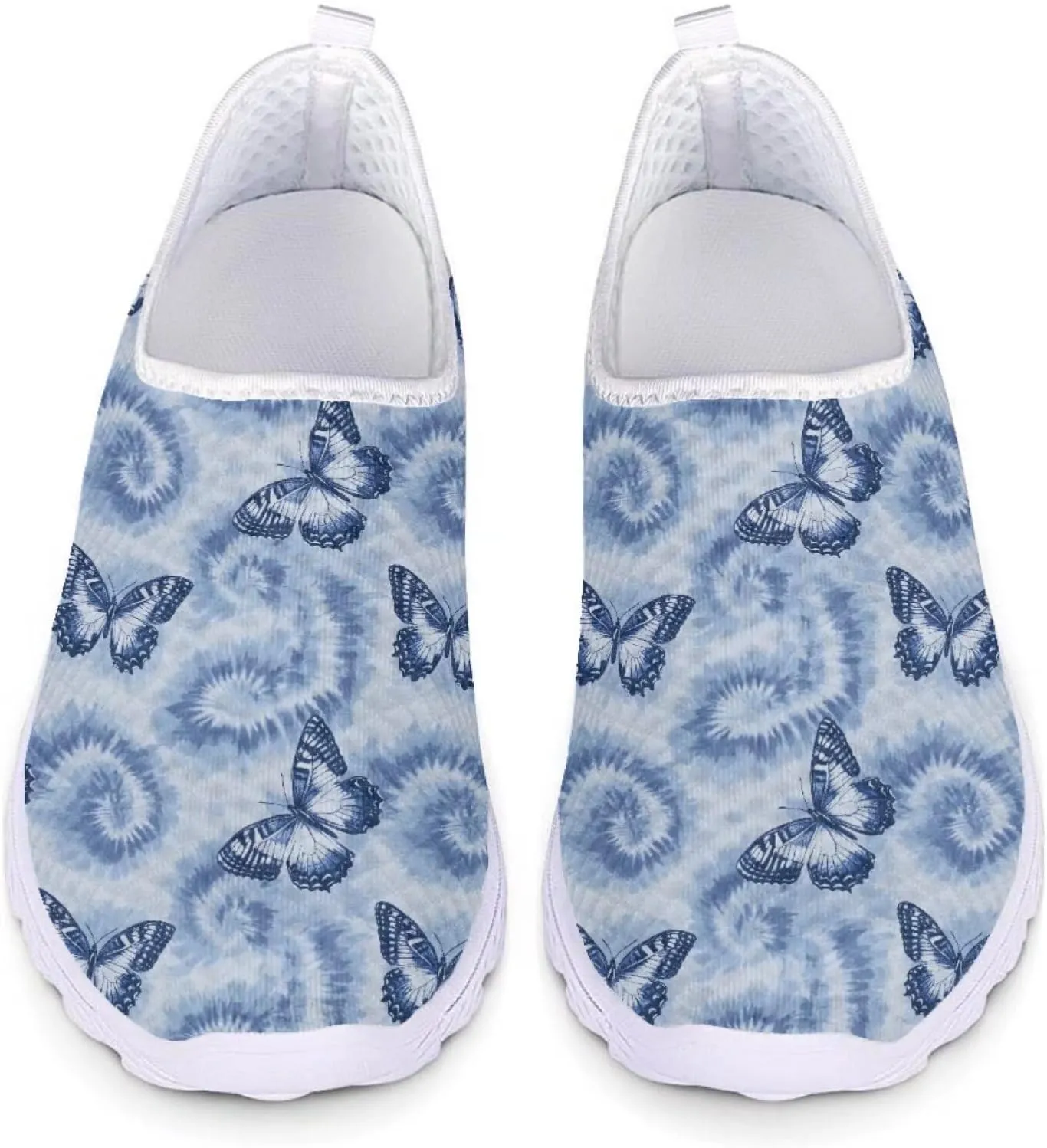 Women Casual Walking Shoes Mesh Sneaker Flats Slip On Loafers Lightweight Breathable Athletic Shoes Beach Sport Aqua Water Shoes