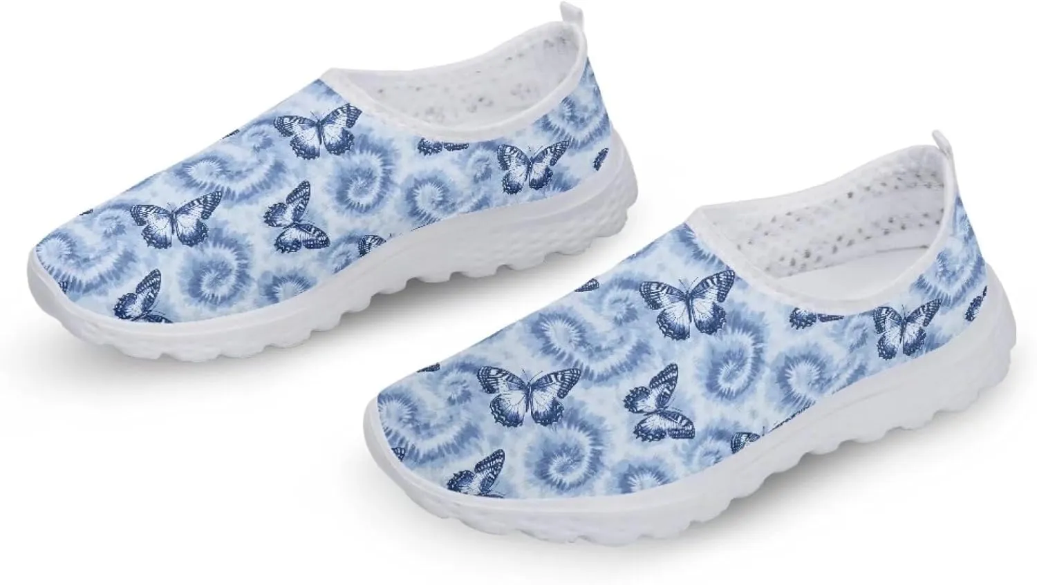 Women Casual Walking Shoes Mesh Sneaker Flats Slip On Loafers Lightweight Breathable Athletic Shoes Beach Sport Aqua Water Shoes