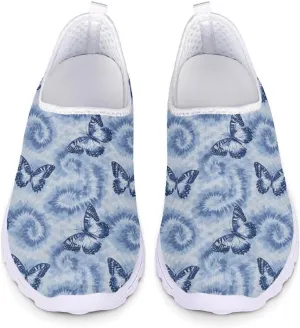 Women Casual Walking Shoes Mesh Sneaker Flats Slip On Loafers Lightweight Breathable Athletic Shoes Beach Sport Aqua Water Shoes