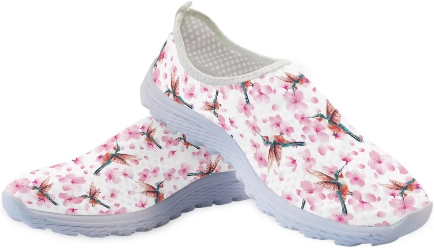 Women Casual Walking Shoes Mesh Sneaker Flats Slip On Loafers Lightweight Breathable Athletic Shoes Beach Sport Aqua Water Shoes