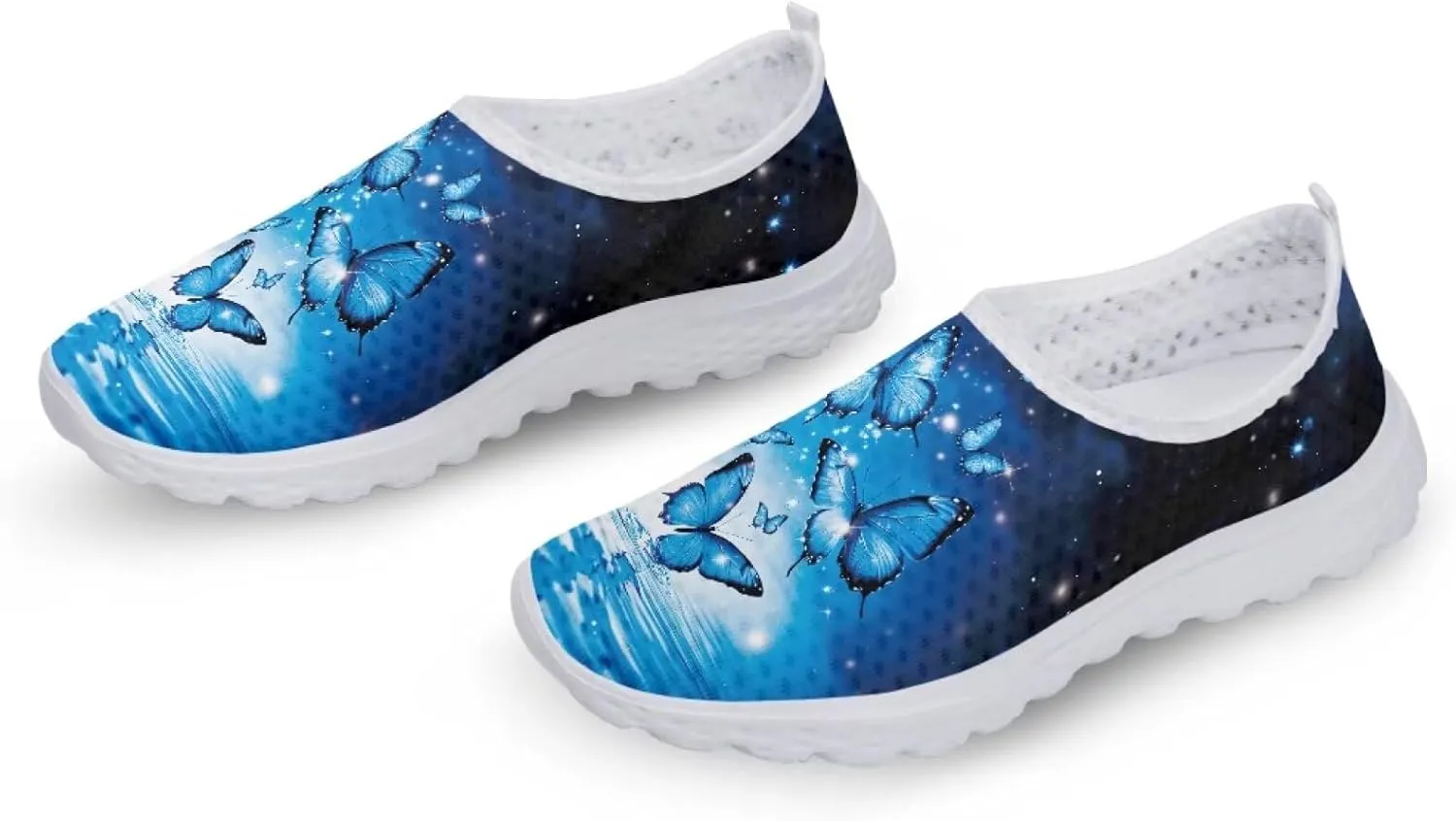 Women Casual Walking Shoes Mesh Sneaker Flats Slip On Loafers Lightweight Breathable Athletic Shoes Beach Sport Aqua Water Shoes