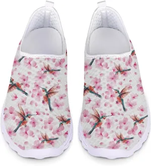 Women Casual Walking Shoes Mesh Sneaker Flats Slip On Loafers Lightweight Breathable Athletic Shoes Beach Sport Aqua Water Shoes