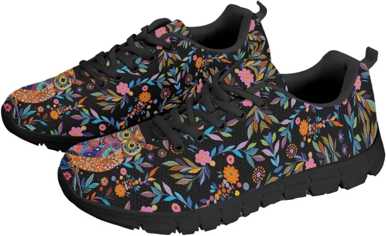 Women Lace Up Athletic Trainers Running Sneakers Lightweight Breathable Sports Tennis Shoes Non Slip Comfort Causal Shoes US 5-12