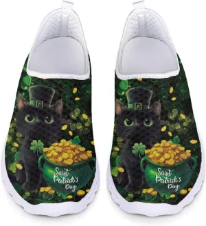Women Slip On Shoes Casual Walking Shoes Mesh Breathable Sneaker Party Footwear