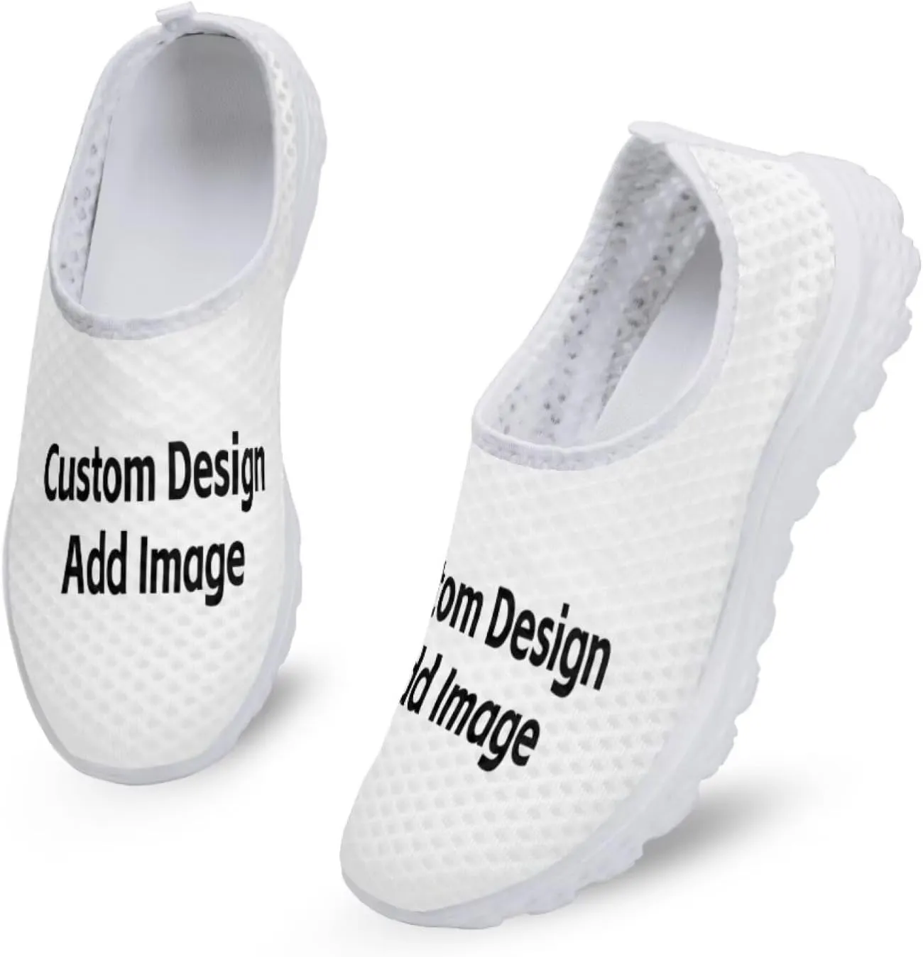 Women Slip On Shoes Casual Walking Shoes Mesh Breathable Sneaker Party Footwear