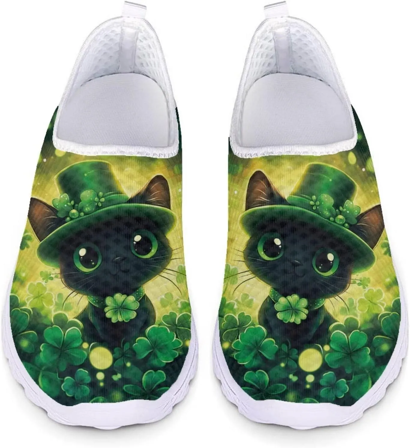 Women Slip On Shoes Casual Walking Shoes Mesh Breathable Sneaker Party Footwear