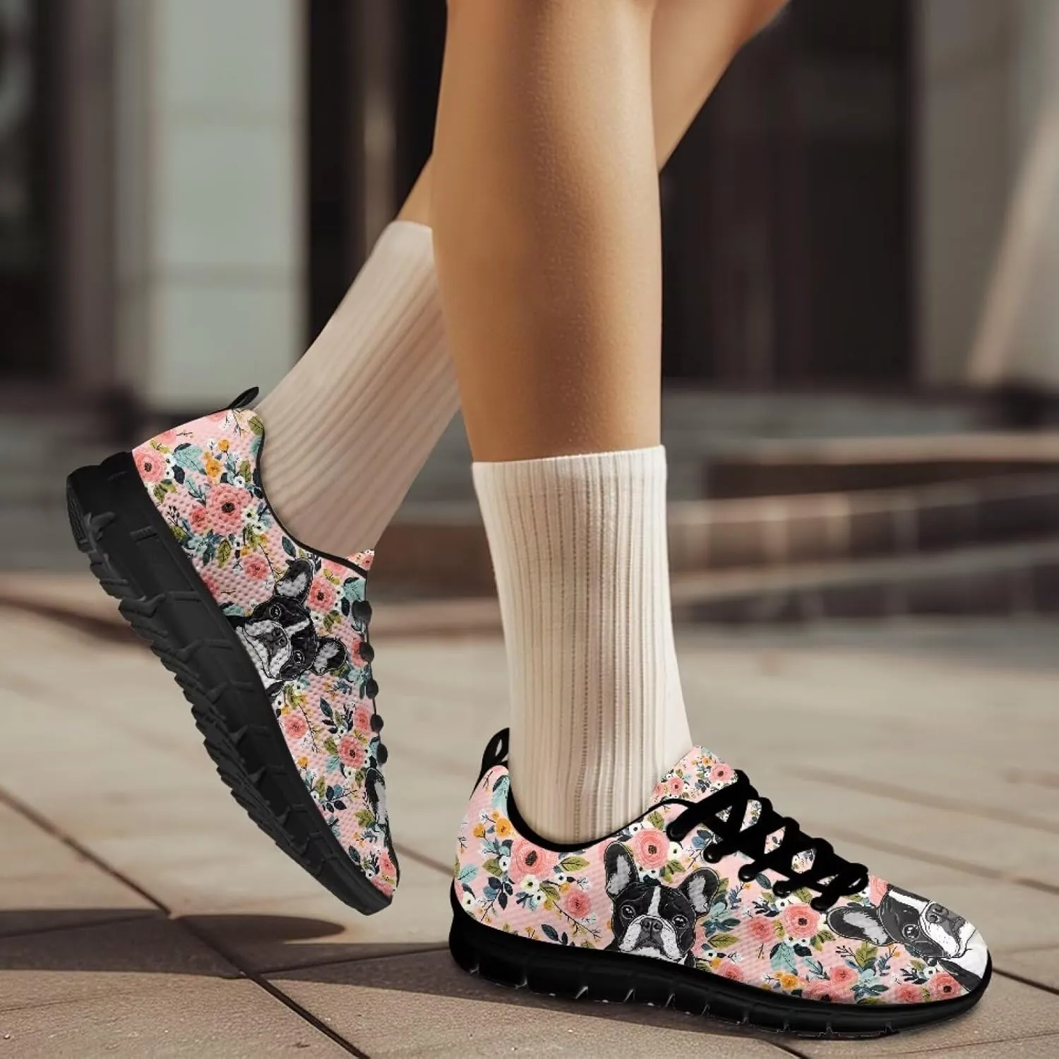 Women's Animal Running Shoes Lightweight Comfortable Travel Walking Shoes Non Slip Breathable Sports Tennis Sneakers US 5-12