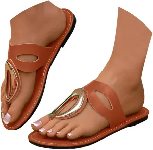 Women's Flat Sandals Comfortable Flip Flop Sandals Dressy Thong Sandals Beach Flip Flopsr Slide Sandals