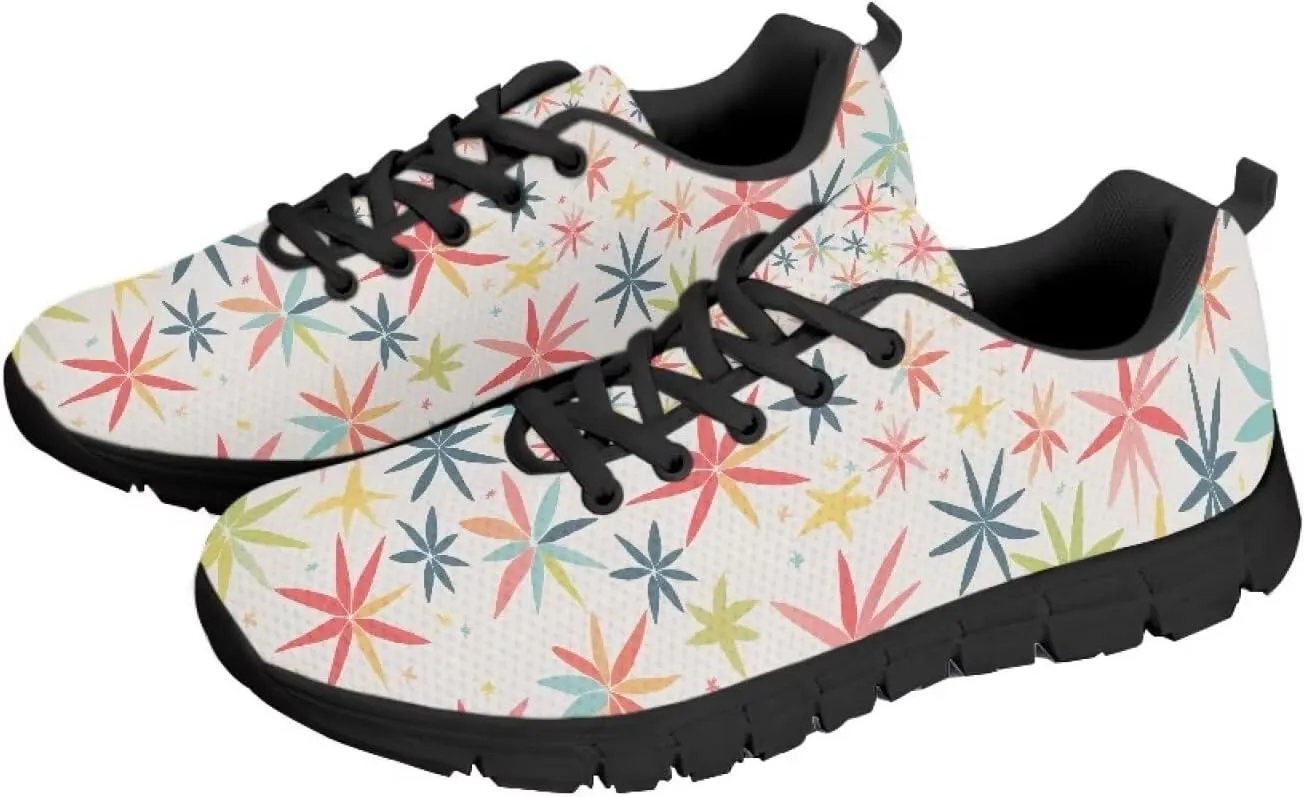 Women's Lace Up Running Shoes Lightweight Sports Trainers Shoes Breathable Mesh Athletic Tennis Gym Sneakers US 5-12