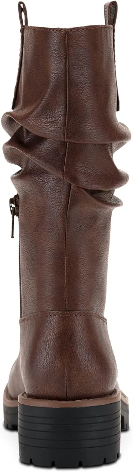 Womens Nelliee Zipper Mid-Calf Boots