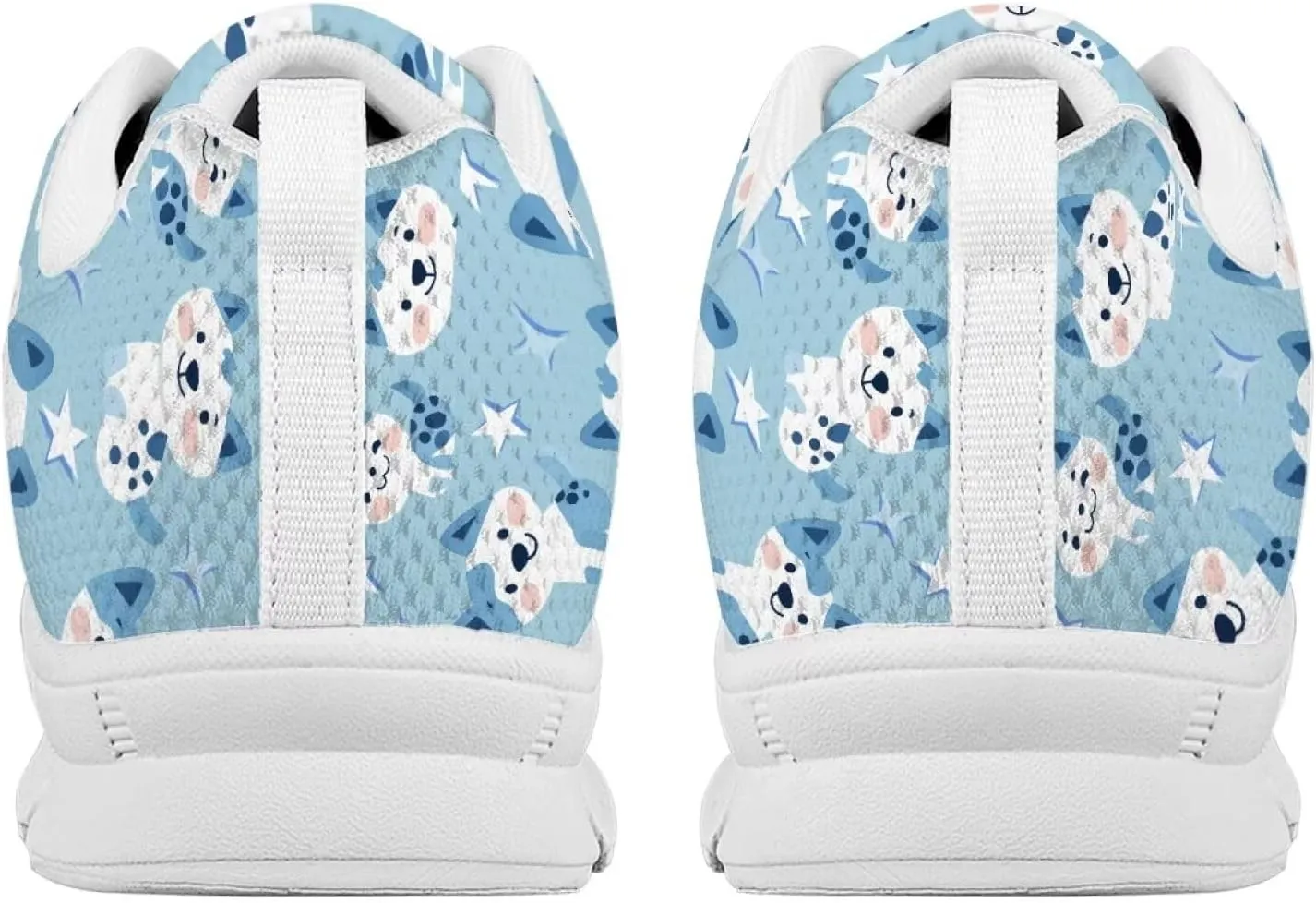 Women's Running Shoes Christmas Sneakers Breathable Sports Tennis Shoes Trainers Lace-up Comfortable Causal Travel Walking Shoes for Lady US 5-12
