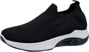 Womens Shoes Dressy Casual Fashion Sneakers for Women 2024 Black Loafers Women Platform Lightweight Cute Round Toe Christmas Canvas Shoes Women Round Toe Slip On Casual