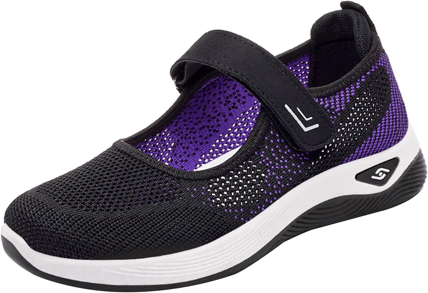 Womens Summer Sneakers Breathable Tennis Shoes Hollow Mesh Fitness Shoes Platform Ankle Paste Fashion Lightweight Running Shoes Hiking Footwear Casual Gym Sports Slip-Ons