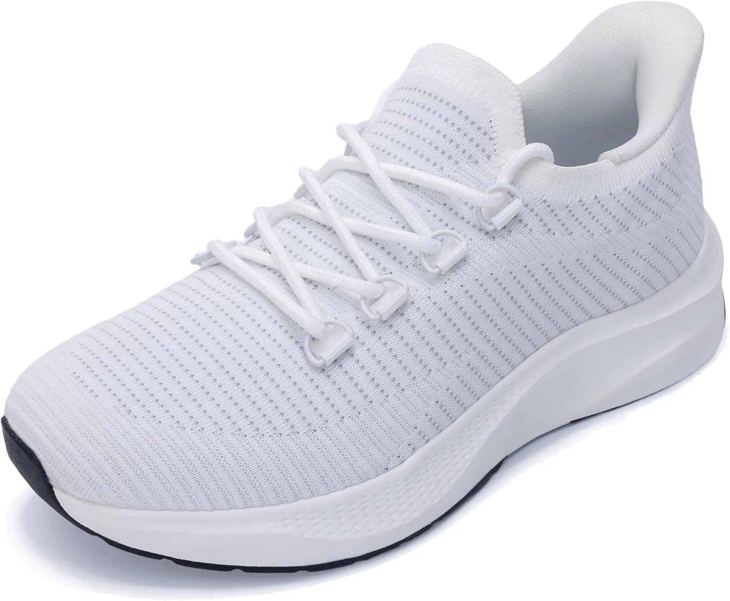 Womens Walking Shoes Arch Support Slip on Wide Platform Sneakers Comfortable Running Shoes for Gym Daily Leisure