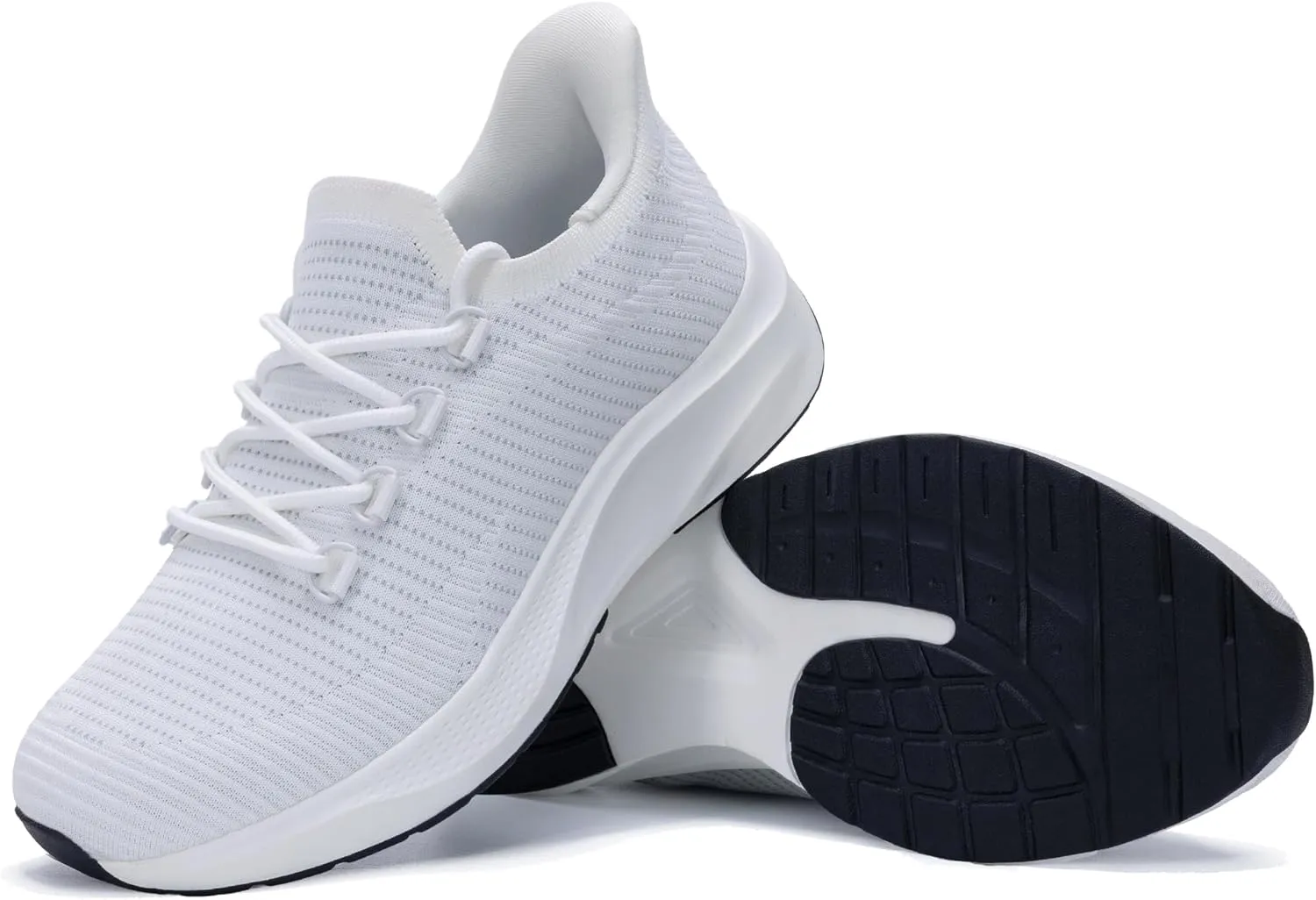 Womens Walking Shoes Arch Support Slip on Wide Platform Sneakers Comfortable Running Shoes for Gym Daily Leisure