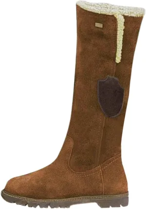 Womens Winter Snow Boots Knee High Pull On Winter Boots Suede Faux Fur Lined Water Resistant Warm Snow Boots