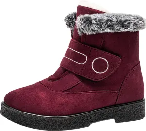 Womens Winter Snow Boots Winter Snow Boots Slip On Walking Outdoor Outdoor Waterproof Snow Ankle Booties